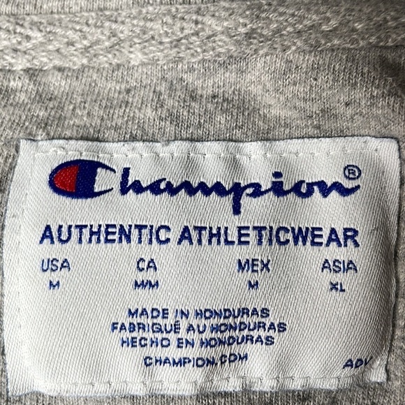 CHAMPION Logo Hoodie w/kangaroo pocket Size Medium - Picture 6 of 7